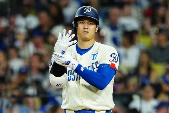 大谷翔平へ申告敬遠、本拠地大ブーイング…今季8度目　8月打率.182でも勝負されず