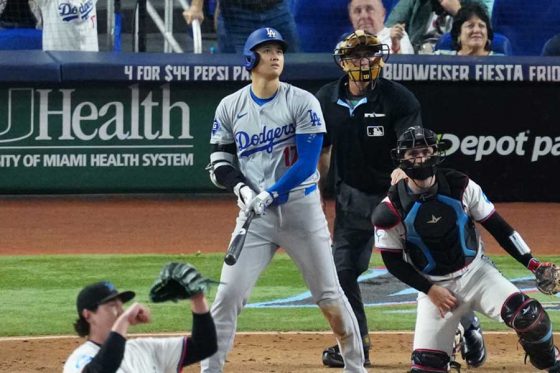 大谷翔平がジャッジを“ごぼう抜き”　1試合で荒稼ぎし「92」、ド軍球団新記録も樹立