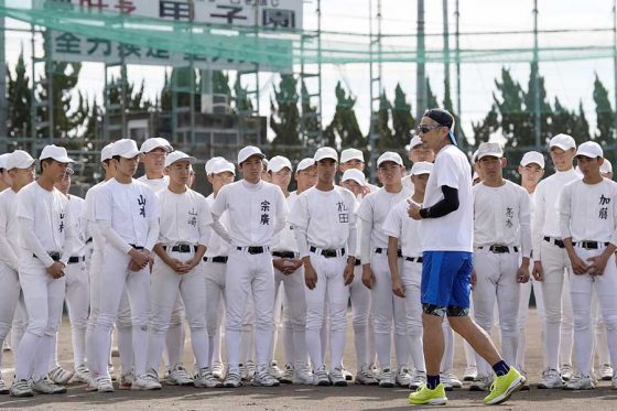 イチロー氏が大冠高で指導　打倒・強豪私立へ厳しい言葉「ここまで言うのは初めて」