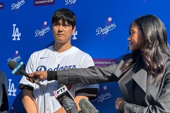 大谷翔平へ“長身美女”が見せた気遣い　久々の取材で…発生していた珍事「Sorry」