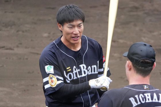 36歳柳田悠岐、侍J復帰の可能性　井端監督が示唆「まだまだ代表に入ってくる」