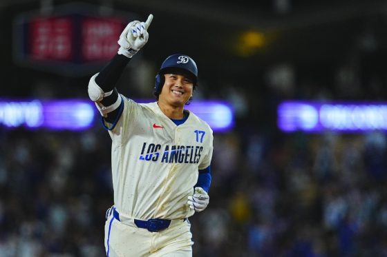 月曜9時前、大谷翔平に“遅れて”届いた1枚 もはや定番のサイクル