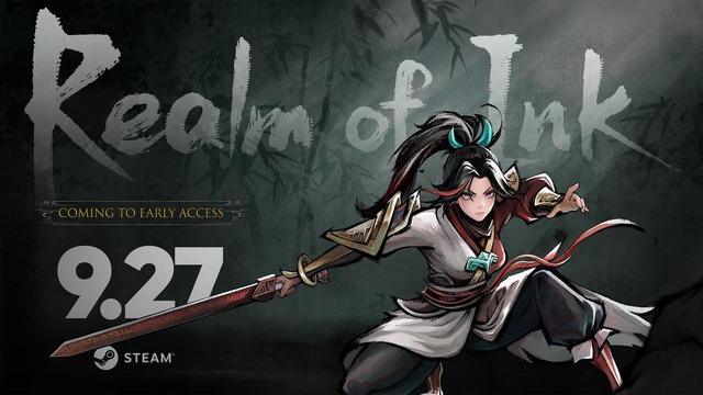 書物の登場人物が陰陽技で戦う水墨画風ローグライトACT『Realm of Ink』日本語対応で2024年9月27日に早期アクセス開始―体験版が配信中