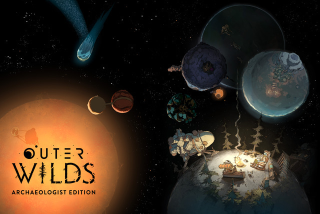 『Outer Wilds: Archaeologist Edition』出水ぽすか氏がキービジュアル描くパッケージ版がPS5/スイッチ向けに発売！初回特典はつまずきポイントを解説する宇宙飛行士必読のスターターガイドブック