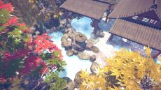 温泉付き日本庭園で癒やされよう！『Hot Springs | 温泉 (Onsen)』Steamで配信―マルチ対応でフレンドといっしょにくつろげる