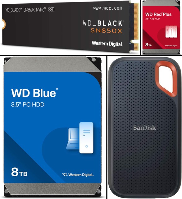 【Amazonブラックフライデー】WDのお買い得なSSD・HDDをピックアップ！人気のWD Blueや新製品がセールに