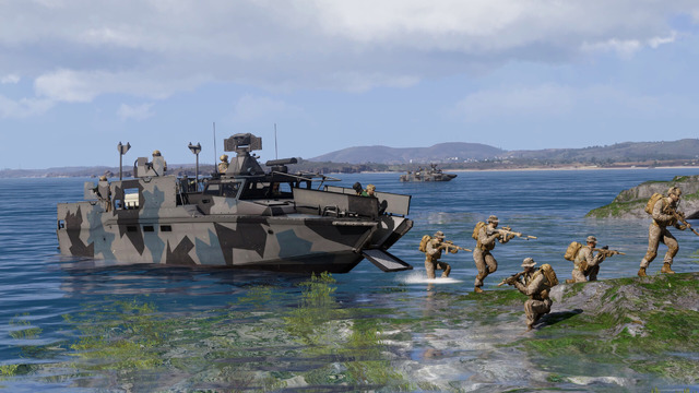 軍事サンドボックス『Arma 3』海兵隊に焦点を当てたDLC「Expeditionary Forces」配信開始―50mm機関砲搭載の水陸両用装甲車や対空4輪装甲車など追加