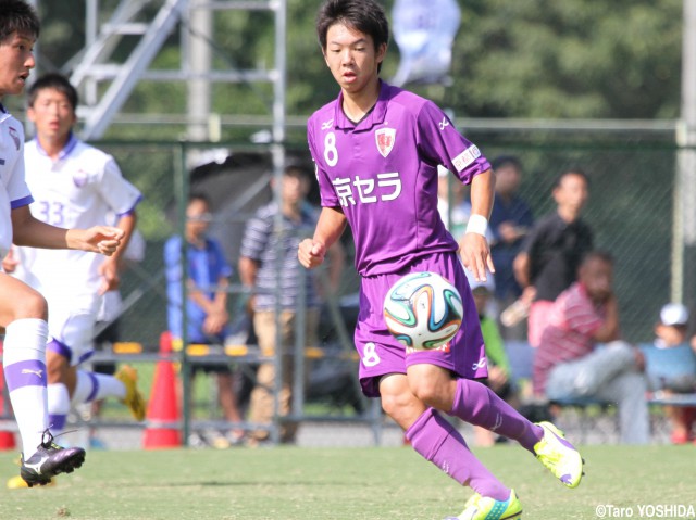 [プレミアリーグWEST]トップ昇格の京都U-18MF永島「自分はボールを絶対に失ってはいけない選手」