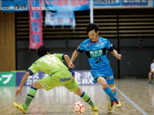 [Fリーグ]北海道が室田祐の2ゴールなどで湘南から勝利を挙げる