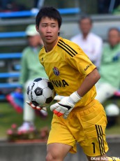 [国体少年男子]渾身のPKストップでピンチを救った群馬県GK平田(4枚)