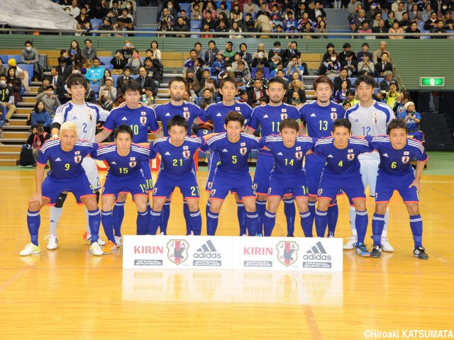 1年7か月ぶりの国内戦に挑んだフットサル日本代表(16枚)