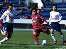 [選手権]ドリブルと左足を武器にゴールを目指した京都橘FW中野(8枚)