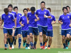 日本代表が公開練習でパレスチナ戦へ調整:GK&DF編(16枚)