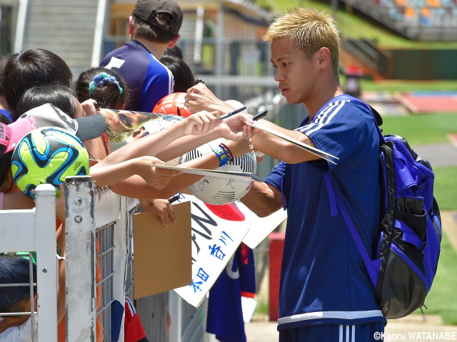 自身2度目の3戦連発へ…本田「ここ一番で取れるように」