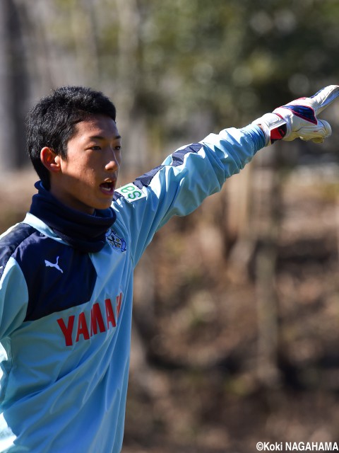 磐田入りした市立船橋GK志村滉が高校選抜候補合宿でビッグセーブ連発