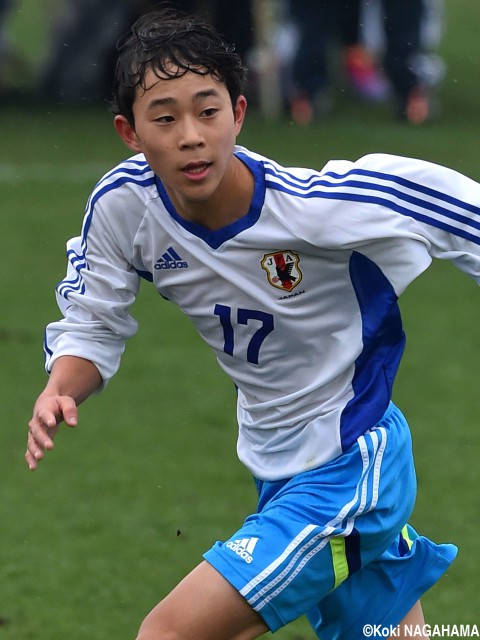 U-15日本代表候補練習試合、MF森田晃樹、GK青木心、MF田村祐二朗、GK石井僚(8枚)