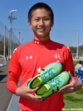 [UAチャレンジカップ]チームMVP:秋田商FW加賀谷昴貴「もっとゴールを獲りたい」