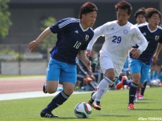 [練習試合]U-18日本代表候補、高木、岩崎、堂安、増山、杉森ゴールで大学生に勝利