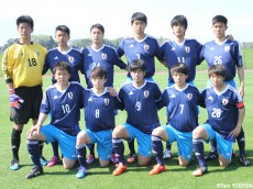 [練習試合]U-18日本代表候補、1本目メンバーは1-0で45分間を終える(16枚)