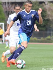 [練習試合]U-18代表候補は鹿島MF久保田の高精度クロスから“和製クリロナ”増山がゴール(8枚)