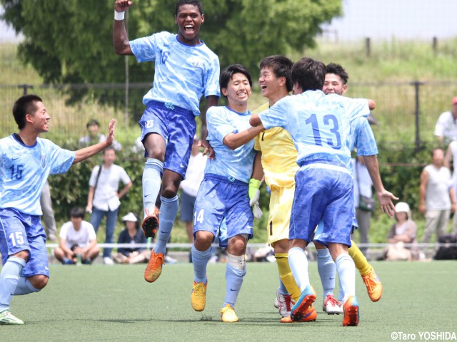 [総体]苦戦も勝ち切る強さ、神奈川V候補・桐光学園は座間をPK戦で振り切る