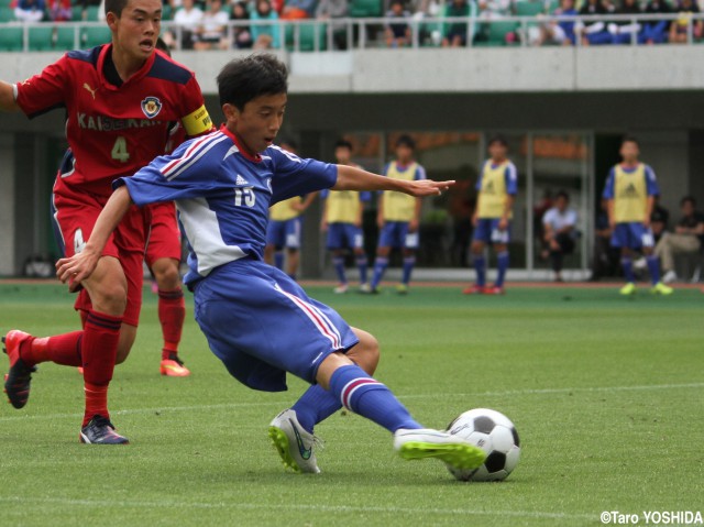 [総体]清水桜が丘の1年生FW白井が静岡ファイナルで決勝点!!(10枚)