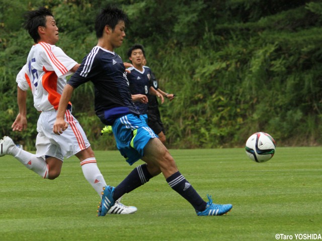 [練習試合]U-18代表候補はFW小川→FW岸本のホットラインで2得点(12枚)