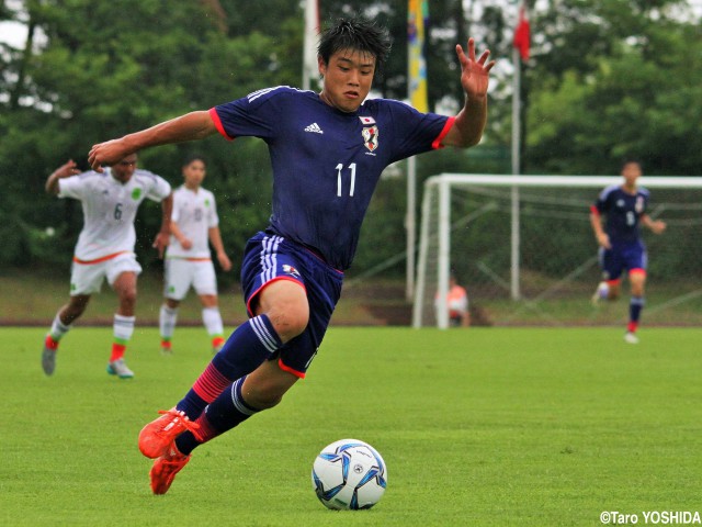 [国際ユースサッカーin新潟]U-17代表は注目の快足FW岩崎が一撃でメキシコ仕留める