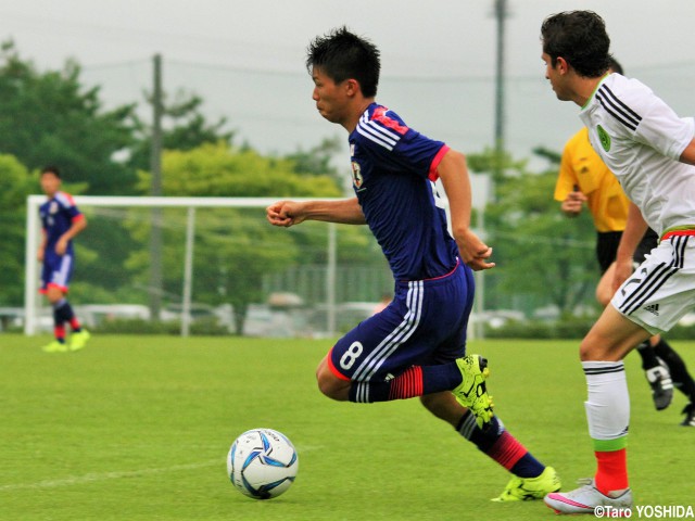 [国際ユースサッカーin新潟]試合の軸傾けるファインプレー、U-17代表MF黒川の「勝負」が2点目生み出す