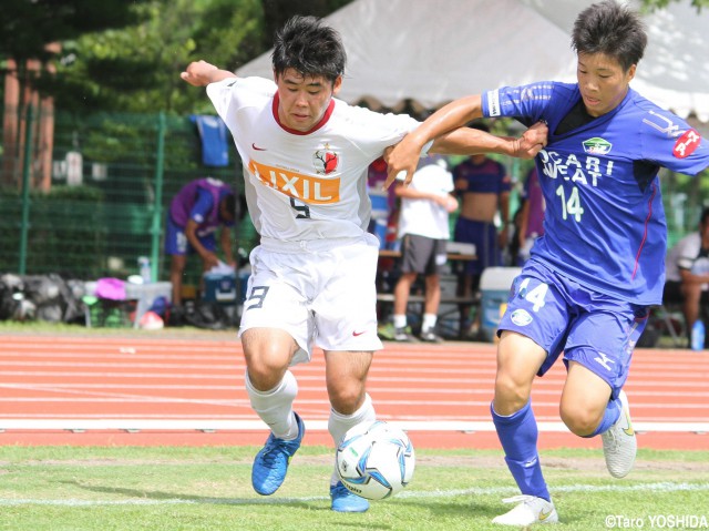 [クラブユース選手権(U-18)]灼熱の群馬でも「前から」、守りに入らなかった鹿島ユースがBグループ1位で決勝Tへ