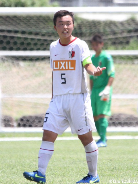 [クラブユース選手権(U-18)]鹿島ユースの闘将・MF千葉主将&U-18代表CB町田(8枚)