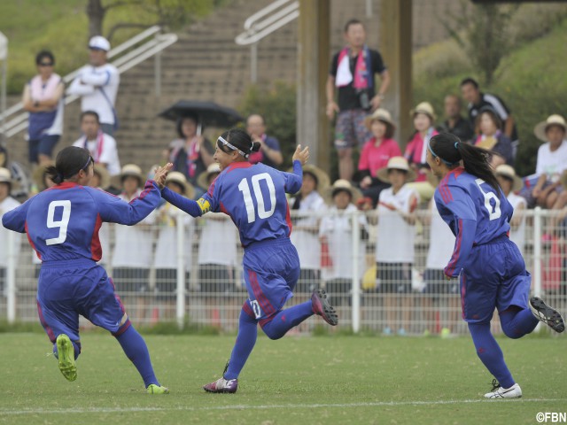 [総体]女子1回戦、開志学園JSC高が大友先制弾などで聖和学園に快勝(8枚)