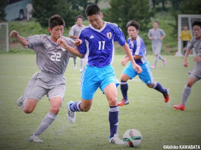 [練習試合]U-15日本代表は連戦2試合目も快勝、森山監督「何人かは自分を見せて強烈にアピールしてくれた」