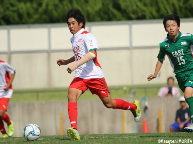 [メニコンカップ]U-15のオールスター戦はWESTが勝利、奥野が最優秀選手賞に