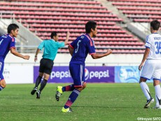 [AFC U-19選手権予選]U-18日本代表はCB野田が先制ゴール!終盤はキャプテンマーク巻く(4枚)