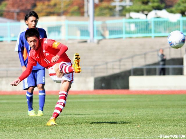 [選手権予選]秋田商の生命線握る「ゴールを作り出す選手」山本、菅原隆の司令塔コンビ