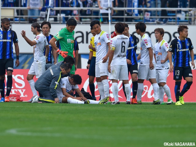 優勝目前広島、G大阪戦で負傷交代のDF水本が左眼窩底骨折と診断