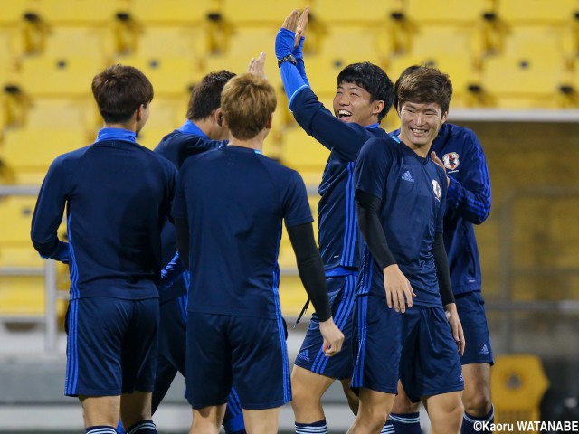 サウジ戦前日…U-23代表、GL3連勝を目指し最終調整(8枚)