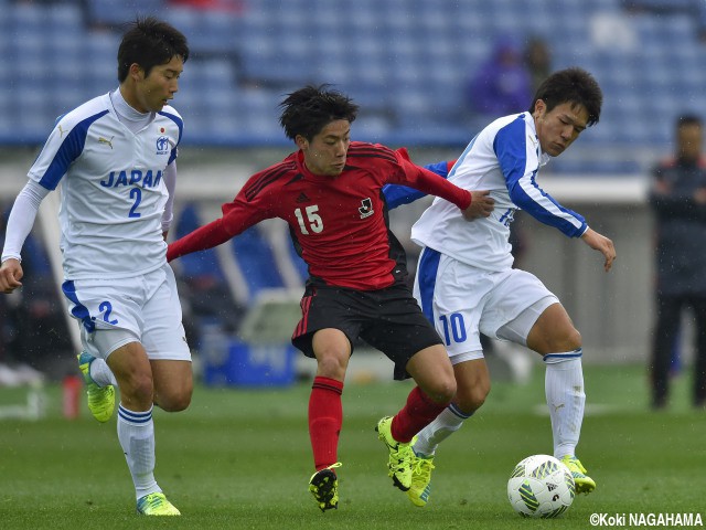 通算成績勝ち越し狙った日本高校選抜対U-18Jリーグ選抜は互いに譲らずドロー