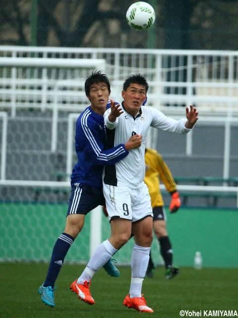 全日本大学選抜の注目2トップ、関東得点王の逸材FW松本孝平&覚醒中のFW山口一真(8枚)