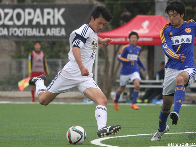 [船橋招待U-18大会]エース上田がシュート連発も鹿島学園は惜敗、首位突破ならず(16枚)