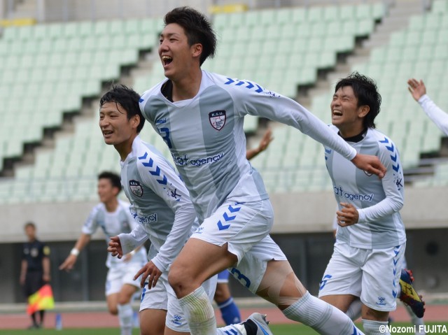 [関西]木原クロスから和田ゴール!京産大は昨季4位の大阪学院大下す(17枚)