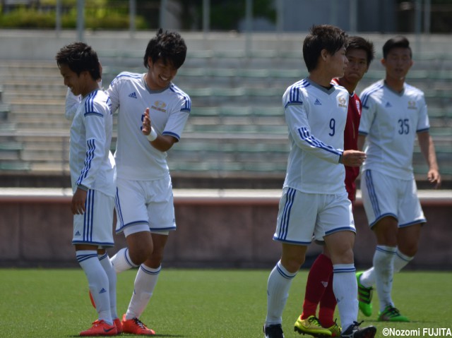 [関西]大阪学院大はMF福田ゴールで一時逆転も…土壇場の失点でドロー(15枚)