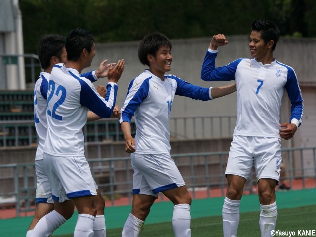 [関西]近畿大はDF横山&FW前田ゴールで大体大下す!4戦ぶり勝ち点3(17枚)