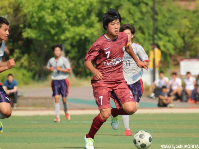 [総体]京都橘がU-19代表FW岩崎オーバーヘッド弾などで福知山振り切る(18枚)