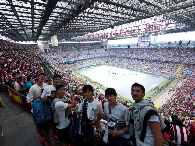 “世界一”に輝いた流経大柏の日本選抜メンバーがミラノでCL決勝を観戦し帰国の途へ