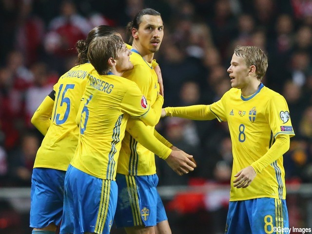スウェーデン代表の背番号決定! EUROでベルギーやイタリアと対戦