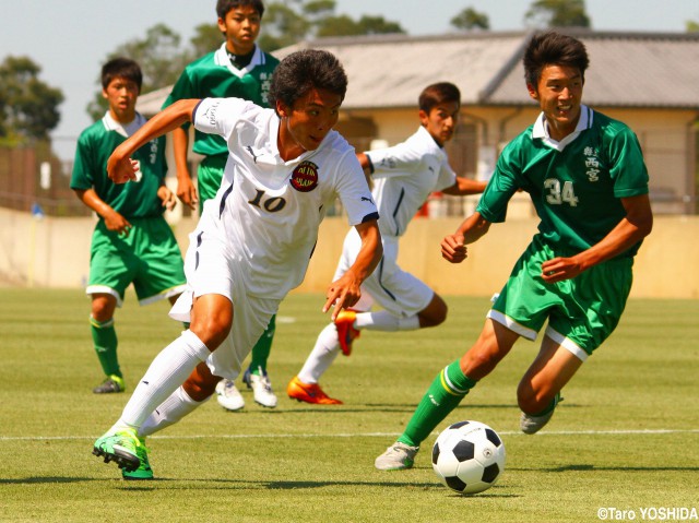 [総体]神戸弘陵は10番背負うFW村山健が兵庫準決勝で3発(8枚)