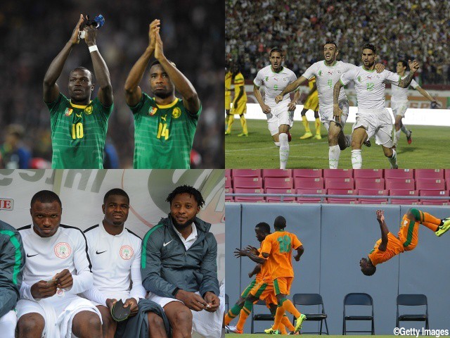 厳しいアフリカ予選…カメルーン、ナイジェリア、アルジェリア、ザンビアの“死の組”誕生