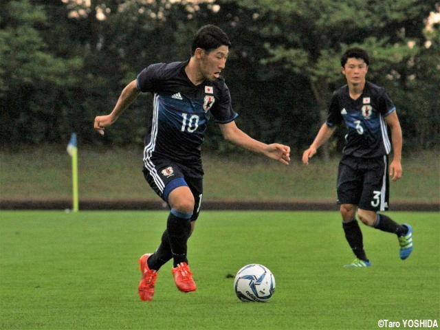 [国際ユースサッカーin新潟]U-17日本代表、10番MF堀が先輩レフティー彷彿とさせるFK弾